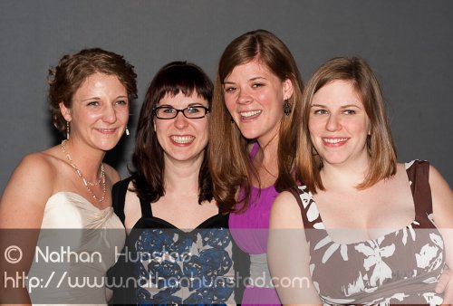 The posse: Marissa McClure, Quinn Corbin, Alissa Fitch, and Julia Miller.